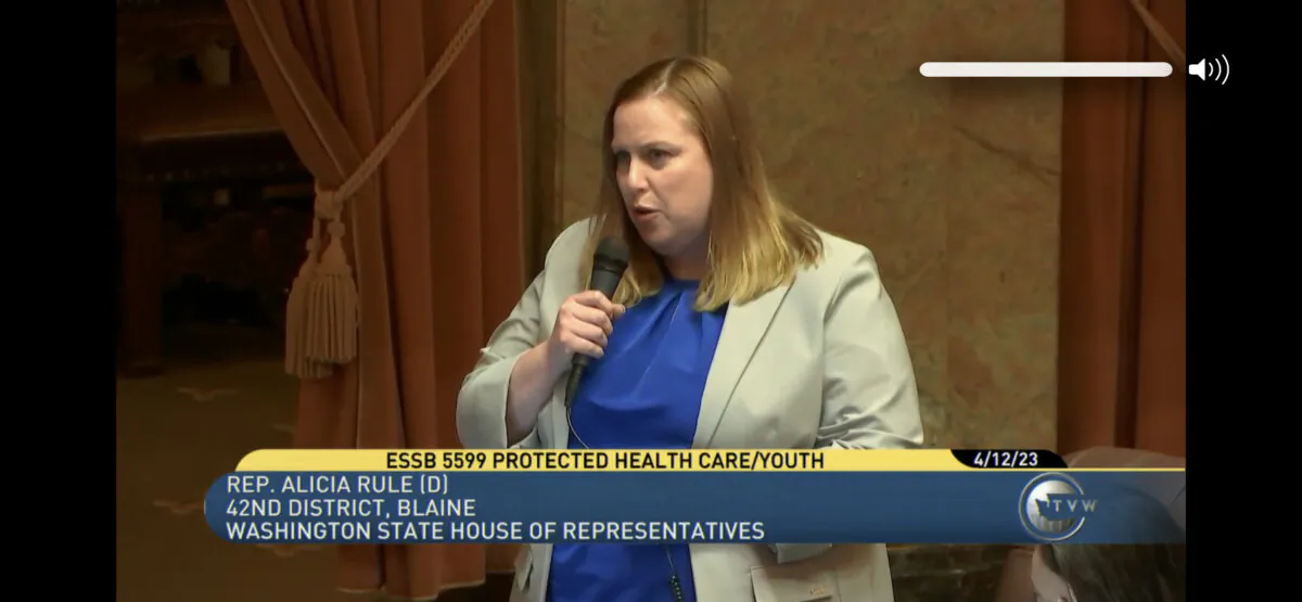 Washington state Rep. Alicia Rule in 2023 (Courtesy of TVW)