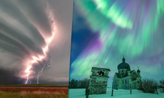 PHOTOS: Storm Chaser Captures Multicolored Auroras Dancing Over Canadian Prairies, Surreal Storms