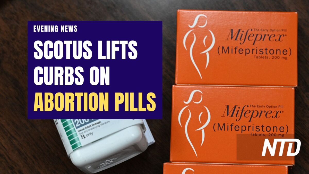 NextImg:NTD Evening News (April 14): SCOTUS Restores Access to Abortion Pill Mifepristone for Now; Pentagon Leak Suspect Appears in Court