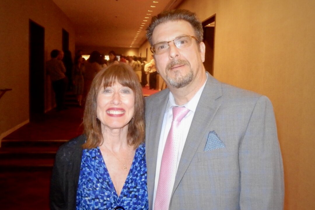 Regina and Robert Hazzard enjoyed Shen Yun Performing Arts at Lincoln Center, New York City, on April 14, 2023. (Weiyong Zhu/The Epoch Times)