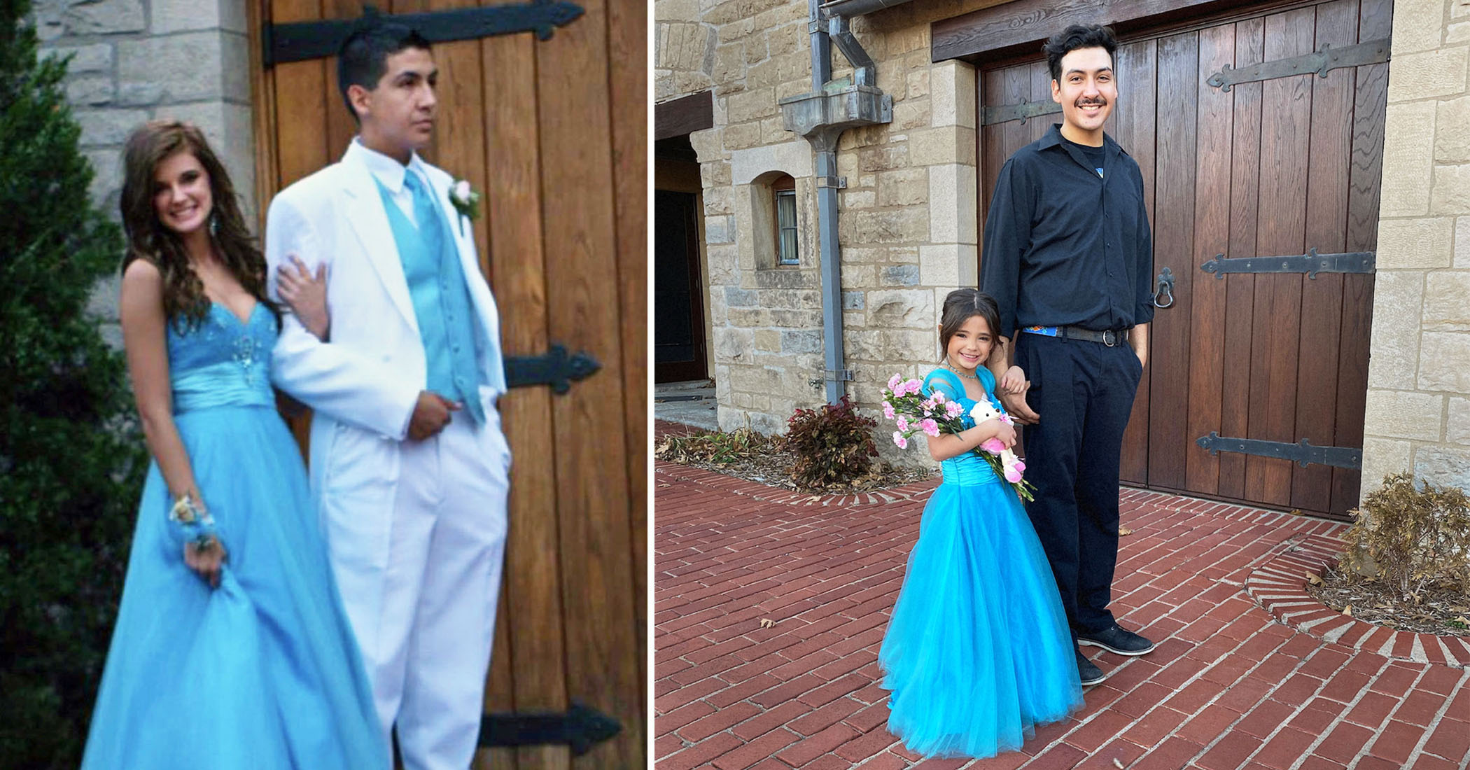 NextImg:Woman alters her prom dress for 5-year-old to wear to daddy-daughter dance, see how she looks