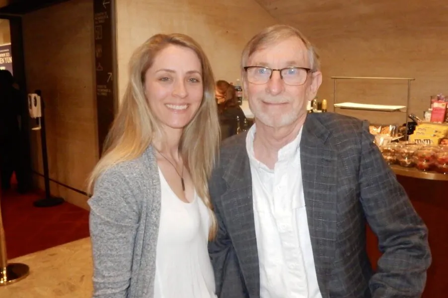Abigail and Stephen Schedra enjoyed Shen Yun at Lincoln Center the afternoon of April 15, 2023. (Weiyong Zhu/The Epoch Times)