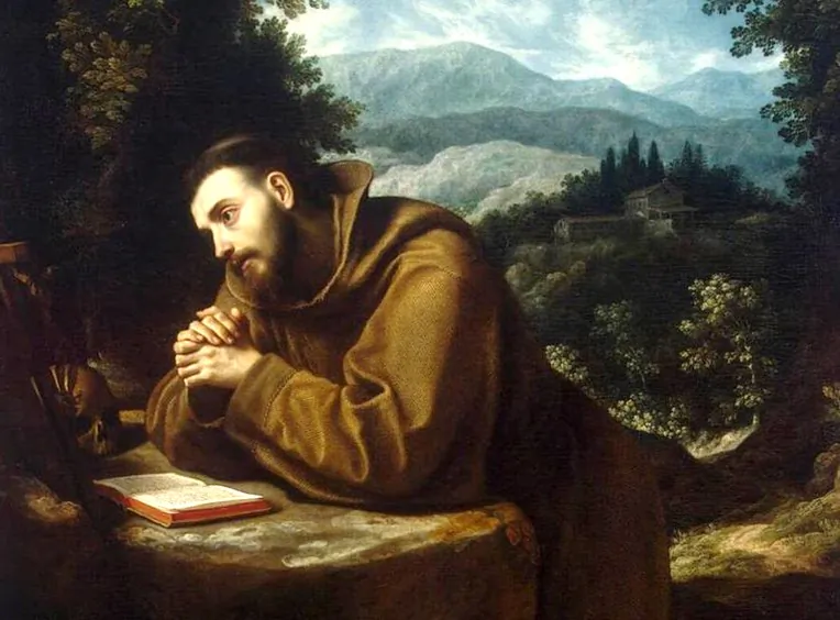 "St. Francis of Assisi," circa 1600, by Cignoli. St. Francis's "Canticle of the Sun" is a hymn of praise to God. (Public Domain)