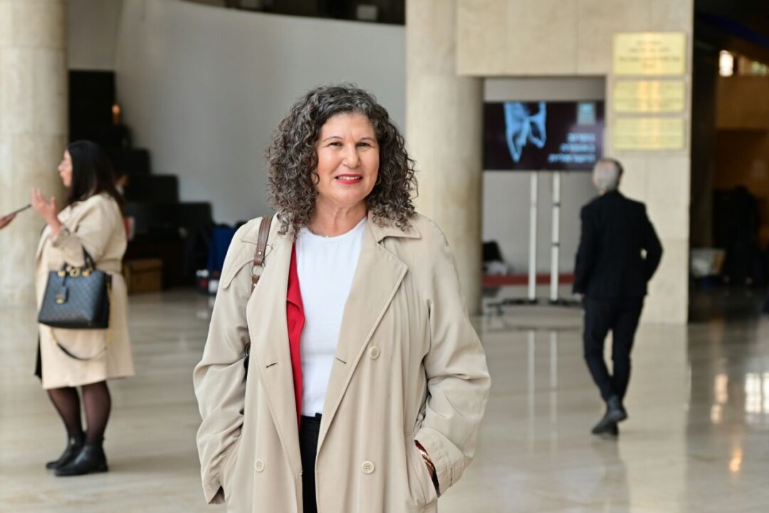 Galit Toledano enjoyed Shen Yun at The Shlomo Lahat Opera House in Tel Aviv, Israel, on April 13, 2023. (Karen Zrhien/The Epoch Times)