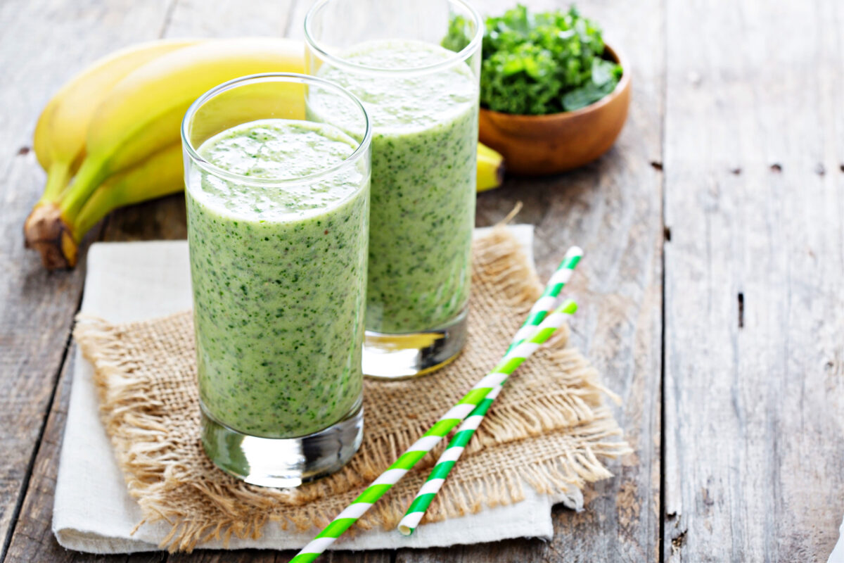 NextImg:Banana Smoothie With Kale, Lime, and Cardamom (Recipe)