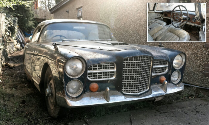 Extremely Rare Vintage Facel Vega Car Sitting in Garage for 50 Years Is Worth a Fortune: 'An Absolute Gem'