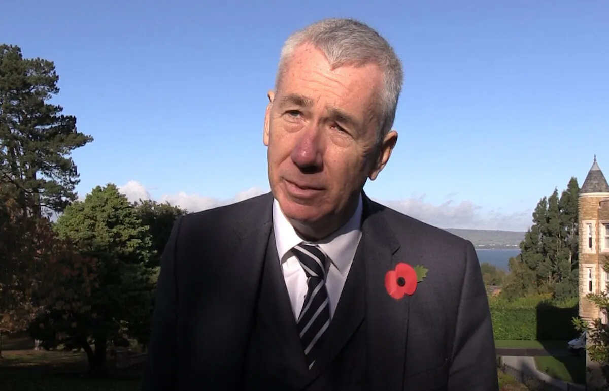 Screengrab taken from PA Video of Jon Boutcher on Oct. 26, 2020. (PA Media)