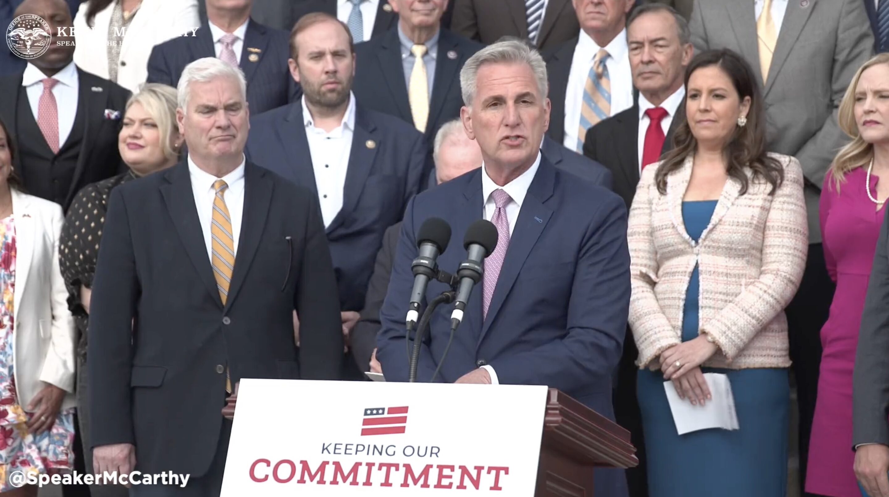 LIVE NOW: Speaker McCarthy, House Republicans Speaks About HR 2 After Passage - Vimarsana News