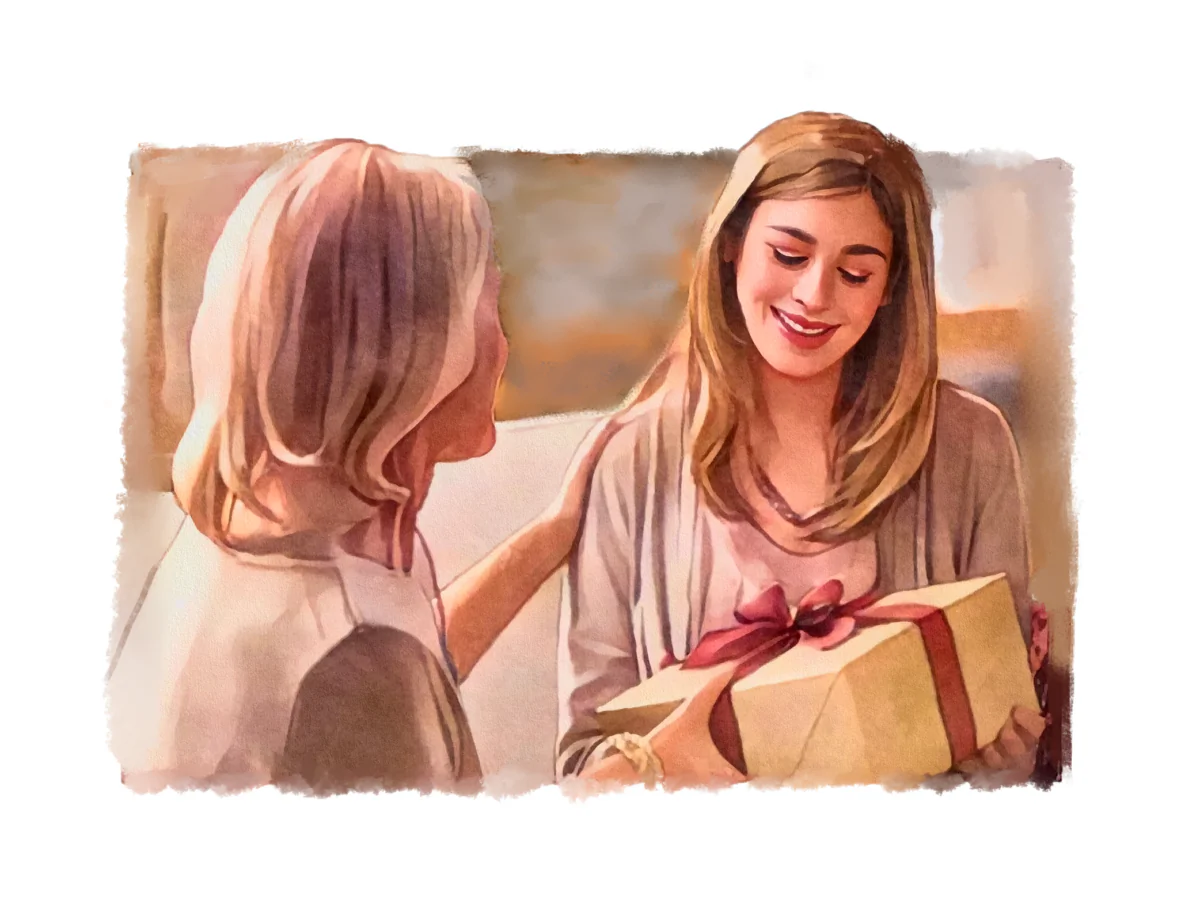 Sincere gift giving is a pleasure for both the recipient and the giver. (Fei Meng)