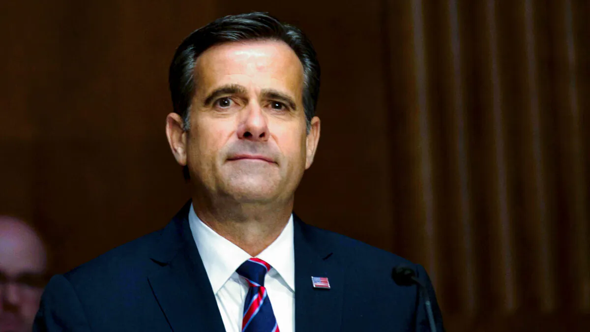 Nominee John L. Ratcliffe sits during a Senate Intelligence Committee nomination hearing at the Dirksen Senate Office building on Capitol Hill in Washington on May 5, 2020. (Gabriella Demczuk-Pool/Getty Images)