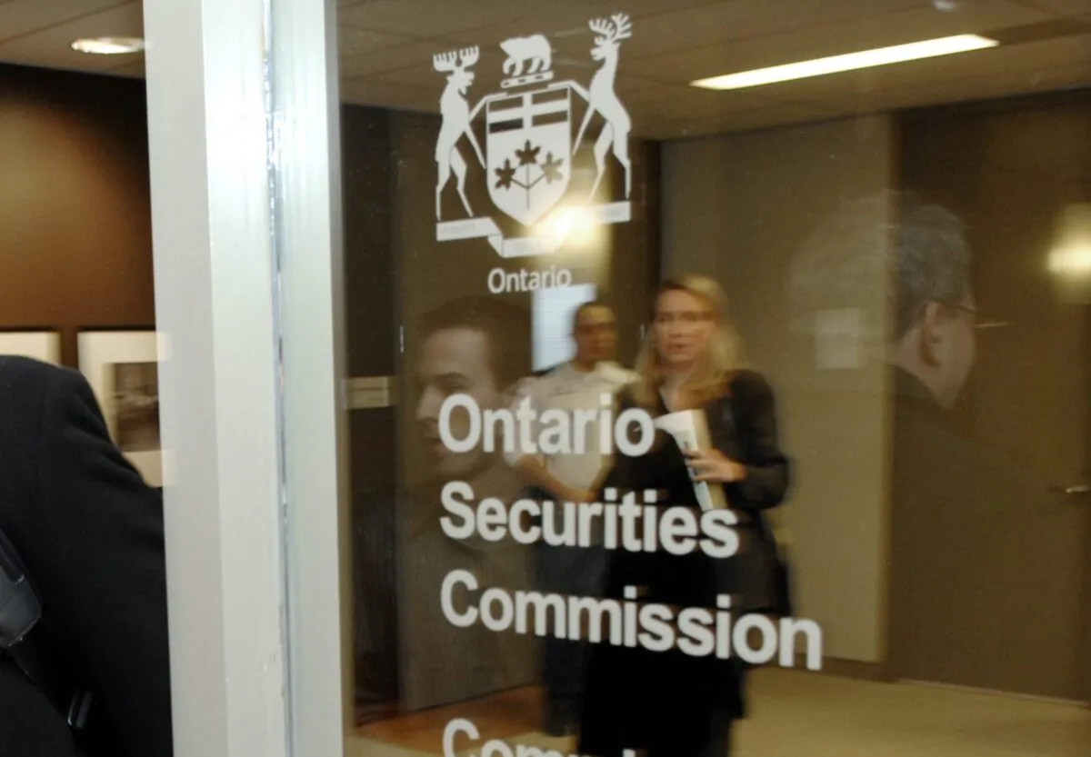 The Ontario Securities Commission in Toronto in  a file photo.  (CP Photo/Aaron Harris)