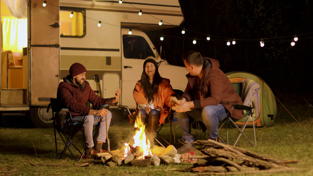 Campfires are the best place for making new life-long friends, as you share stories and bond.(DC Studio/Shutterstock)