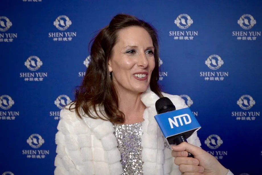 Nicole Giacomini enjoyed Shen Yun's evening performance at the Civic Center for the Performing Arts on April 19, 2023. (NTD)