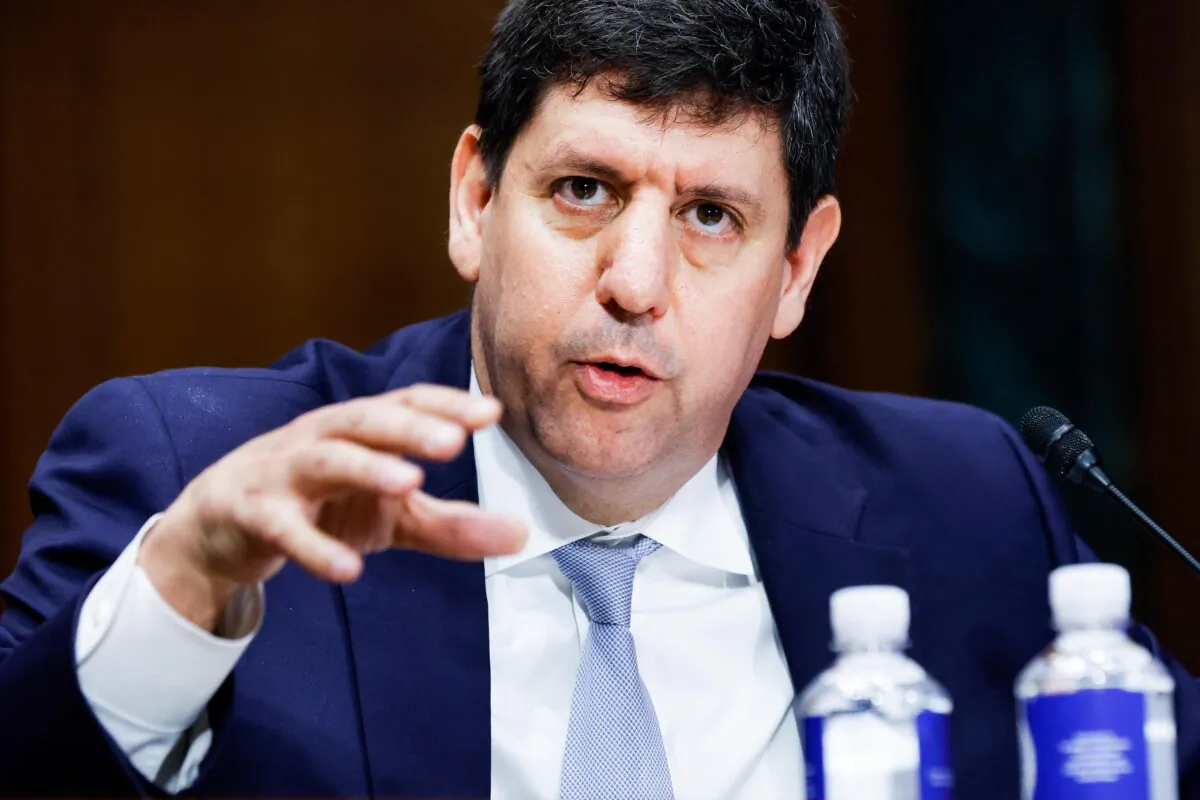 WASHINGTON, DC - MAY 25: Former U.S. Attorney Steven Dettelbach testifies before the Senate Judiciary Committee during his confirmation hearing to be the next director of the Bureau of Alcohol, Tobacco, Firearms and Explosives in the Dirksen Senate Office Building on Capitol Hill on May 25, 2022 in Washington, DC. Nominated to lead the ATF by President Joe Biden, Dettelback's appointment faces resistance from gun lobby groups like the National Rifle Association, which is holding its annual meeting in Texas days after a gunman slaughtered 19 elementary school children and two teacher in that state. (Photo by Chip Somodevilla/Getty Images)
