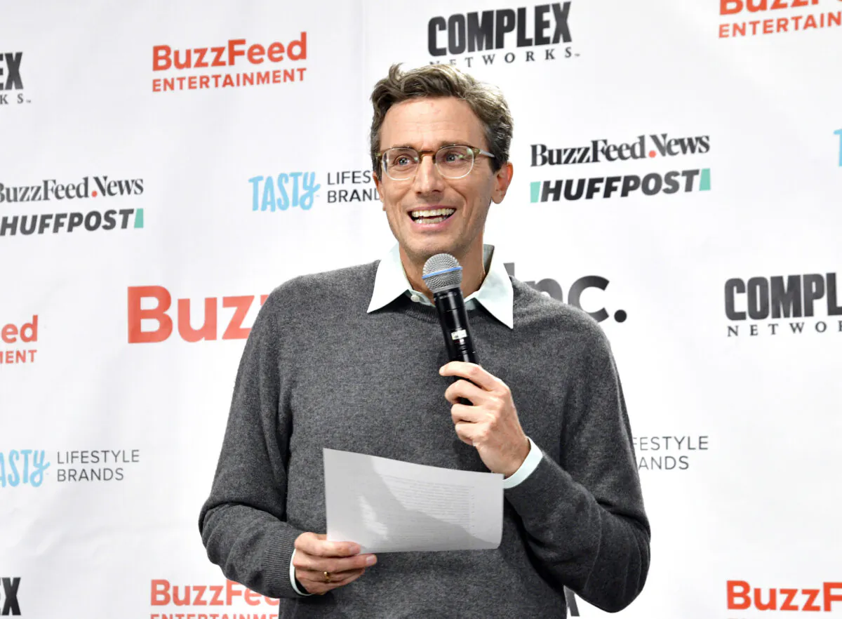 Founder and CEO of BuzzFeed Jonah Peretti in New York City, on Dec. 6, 2021. (Eugene Gologursky/Getty Images for BuzzFeed Inc.)