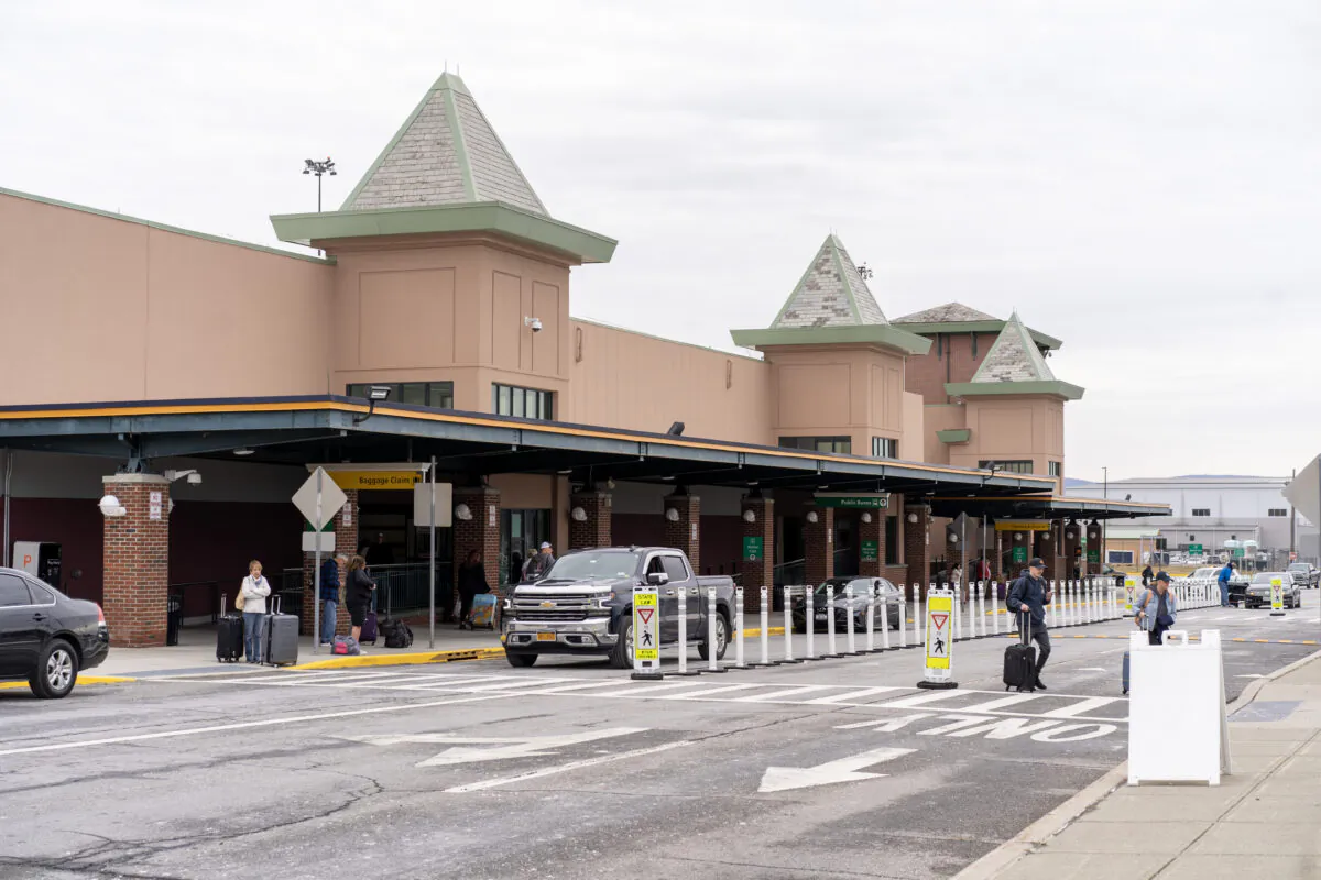 New York Stewart International Airport in New Windsor, N.Y., on Feb. 22, 2023. (Cara Ding/The Epoch Times)