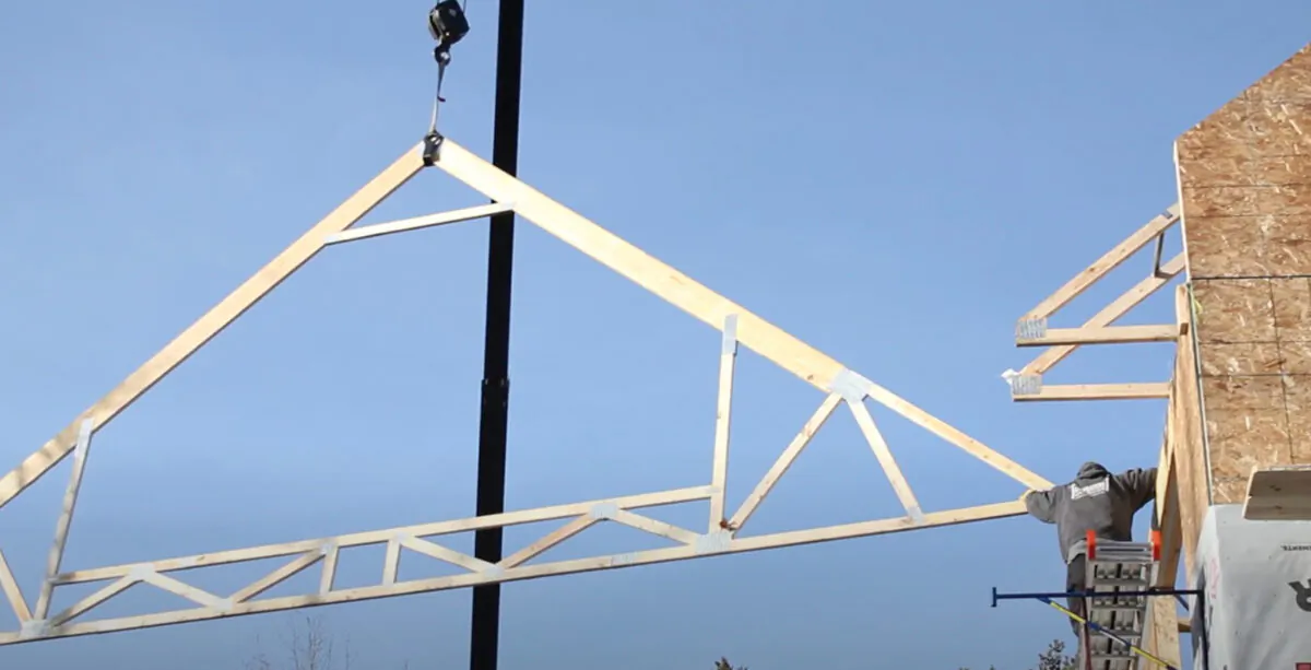 You can avoid paying self-storage fees if you use these attic trusses instead of normal space-wasting ones. (Tim Carter/Tribune Content Agency/TNS)