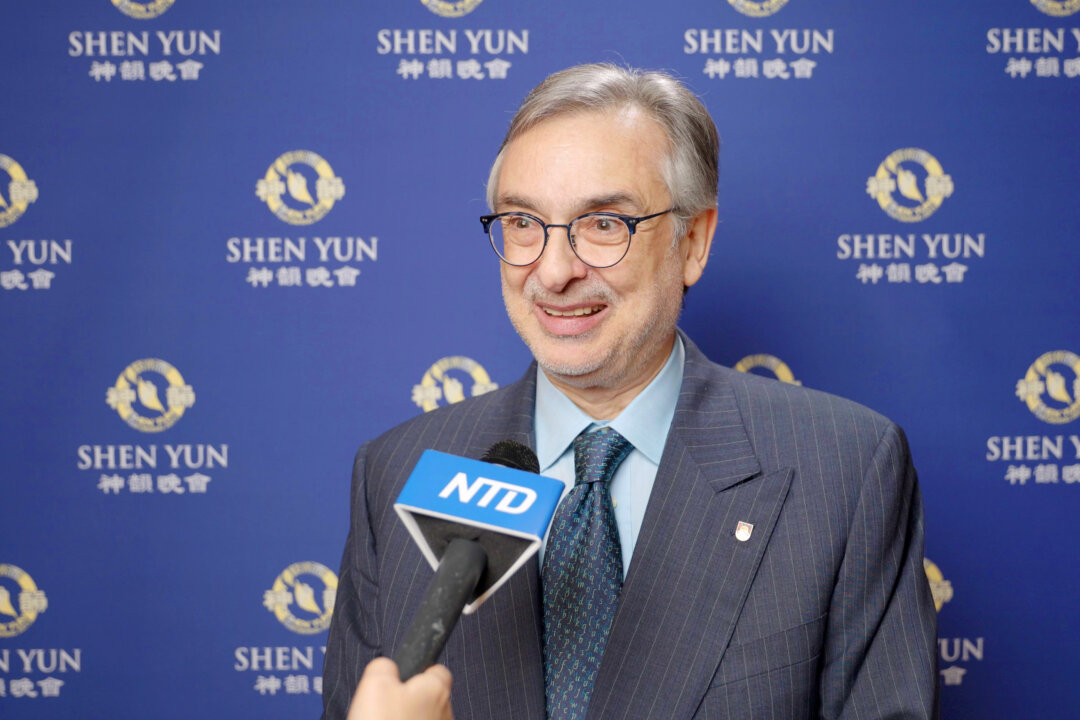 Giampiero Leo enjoyed Shen Yun's evening performance at Teatro Regio di Torino, in Italy, on April 18, 2023. (NTD)