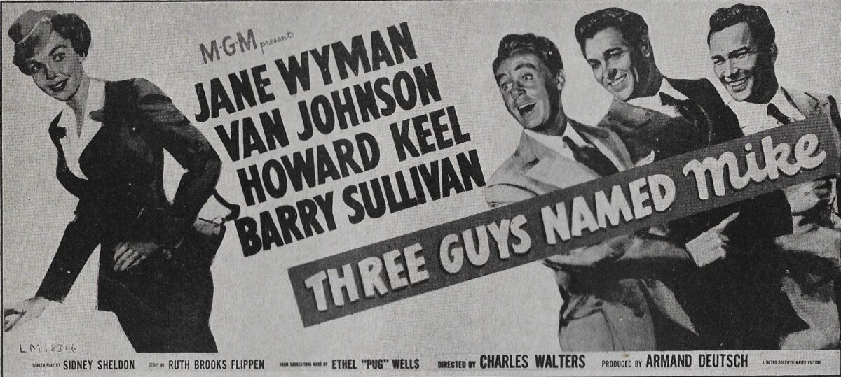 NextImg:‘Three Guys Named Mike’ From 1951: A Stewardess’s Adventures