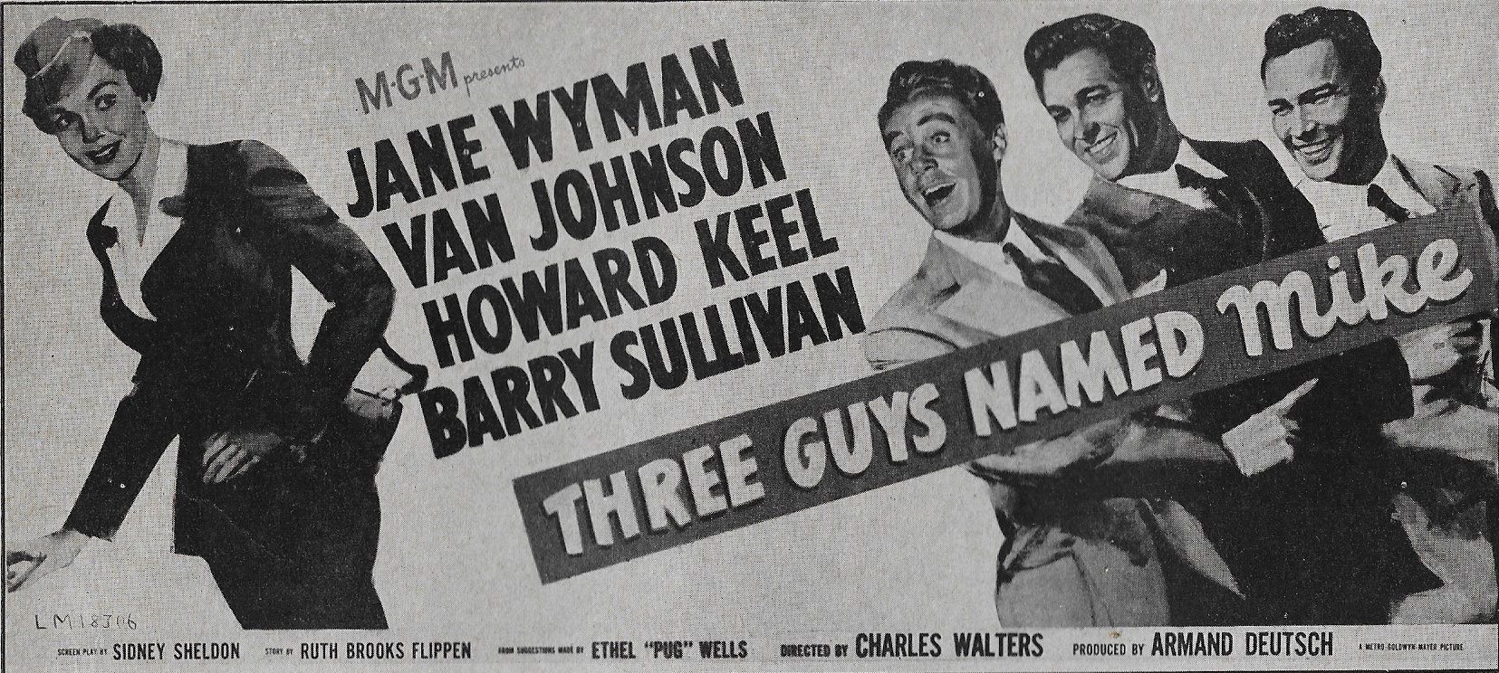 'Three Guys Named Mike' From 1951: A Stewardess's Adventures - Vimarsana News