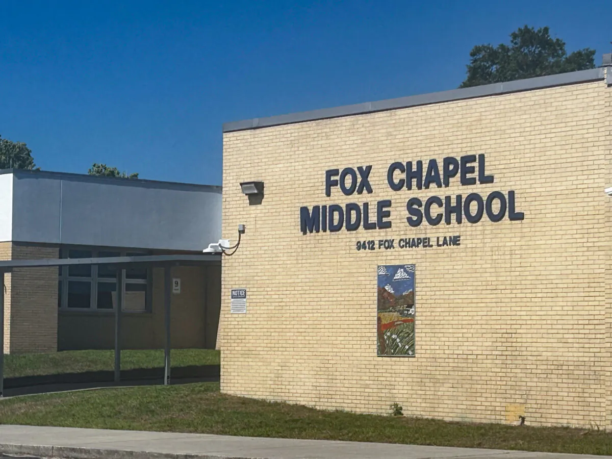 Fox Chapel Middle School in Spring Hill, Fla., on April 20, 2023. (Patricia Tolson/The Epoch Times)