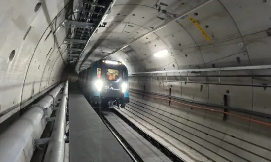 Trains Run Deep Under Sydney Harbour in Railway First