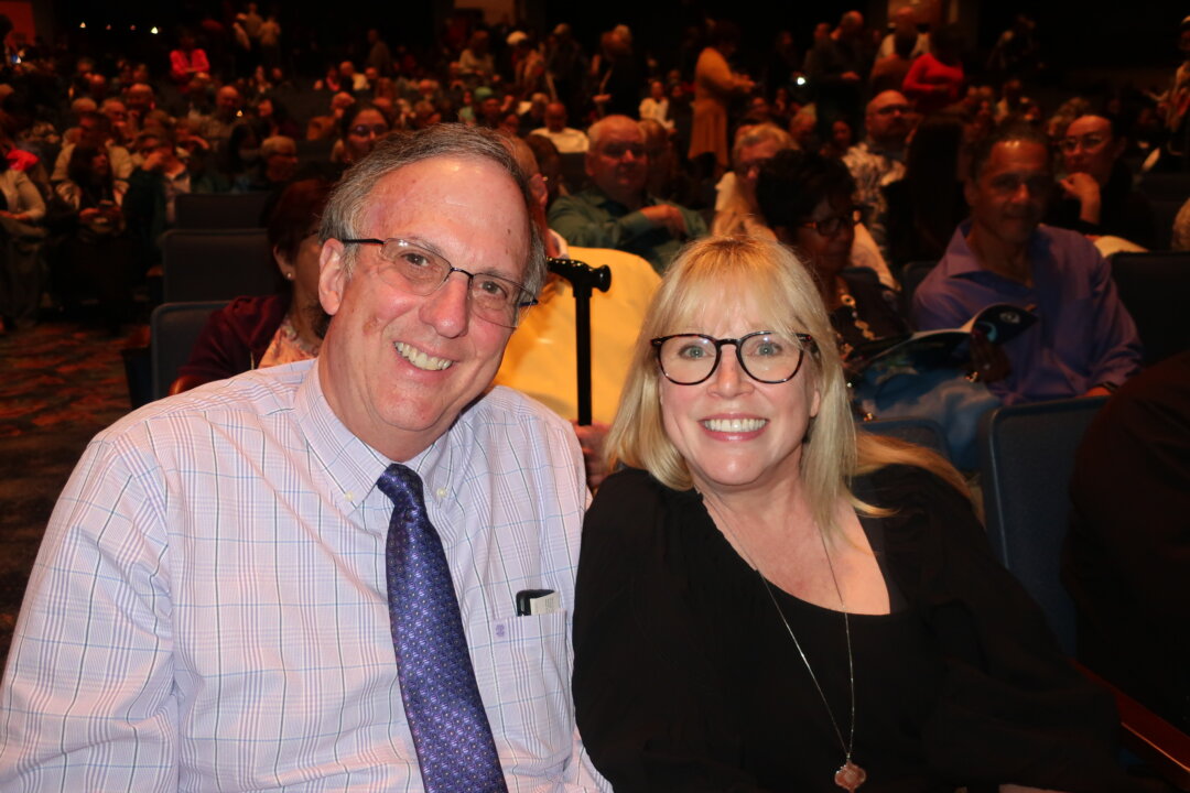 The Egals enjoyed Shen Yun at the Rosemont Theater on April 20, 2023. (Stacey Tang/The Epoch Times)