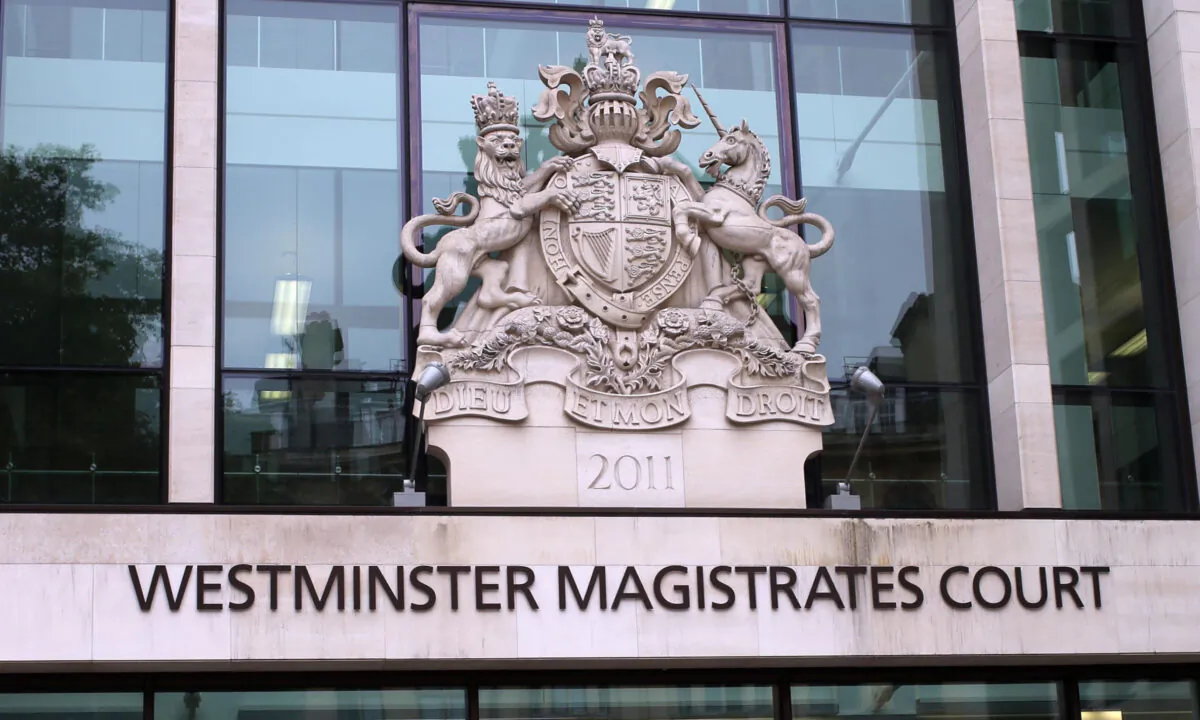 Undated file photo of Westminster Magistrates Court in London. ((Steve Parsons/PA)