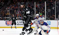 Moore’s OT Power-Play Goal Gives Kings 3–2 Win Over Oilers