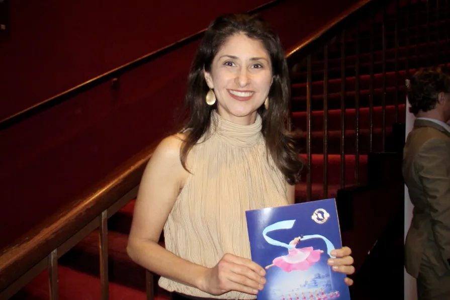 Zulma Curet enjoyed Shen Yun's evening performance at San Diego Civic Theatre on April 21, 2023. (Linda Jiang/The Epoch Times)