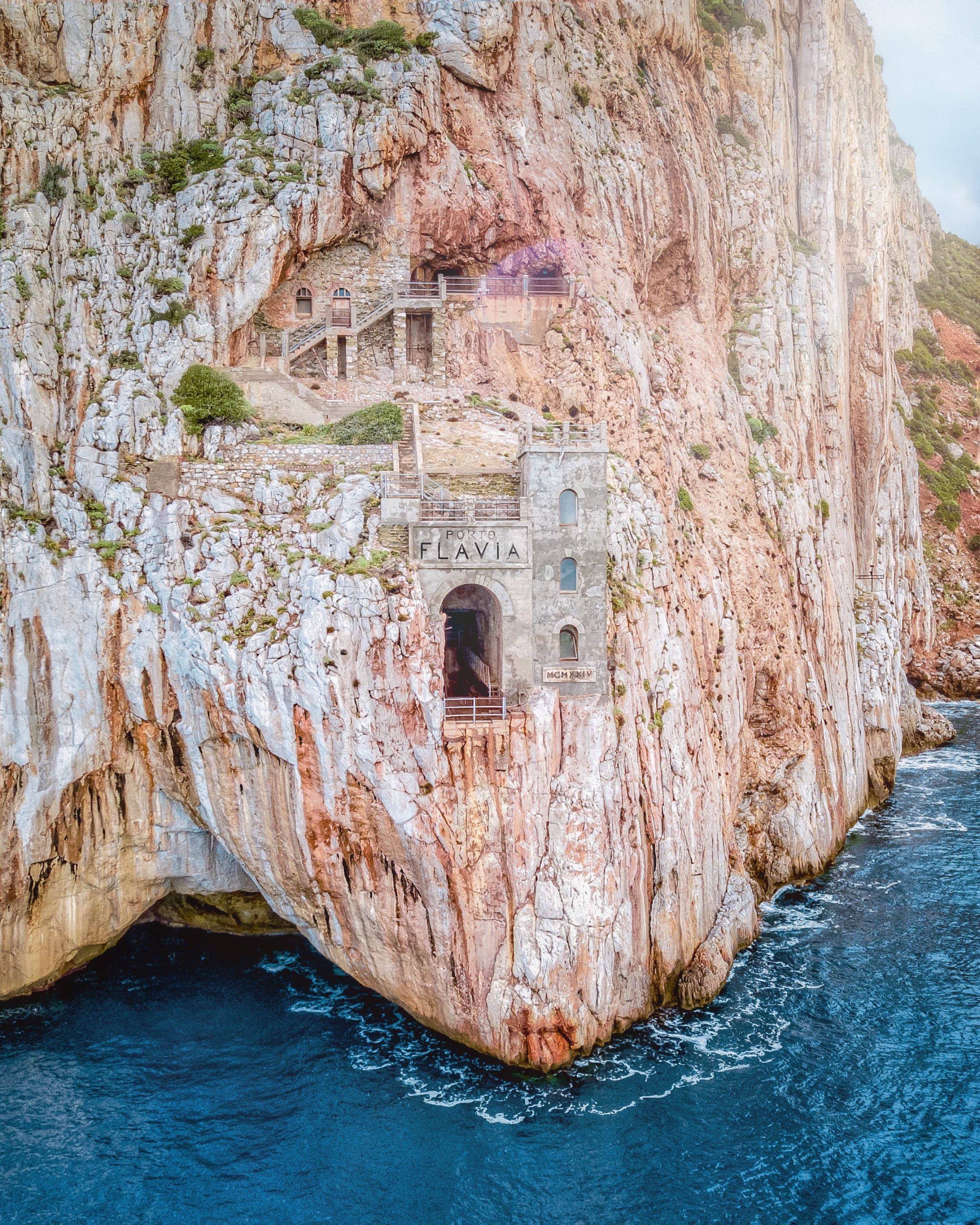 This Abandoned Port Was Built Dangerously In The Side Of A Cliff In This Abandoned Port Was Built Dangerously In The Side Of A Cliff In