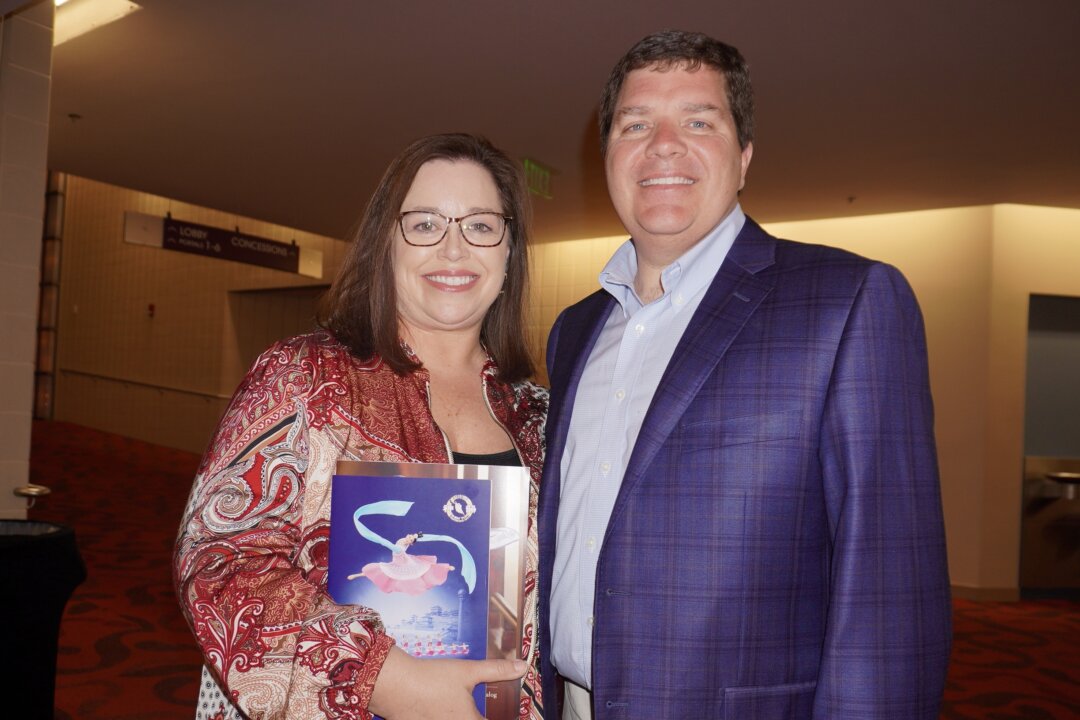 Brad and Melinda Williams enjoyed Shen Yun at the BJCC Concert Hall in Birmingham the evening of April 22, 2023. (Sherry Dong/The Epoch Times)