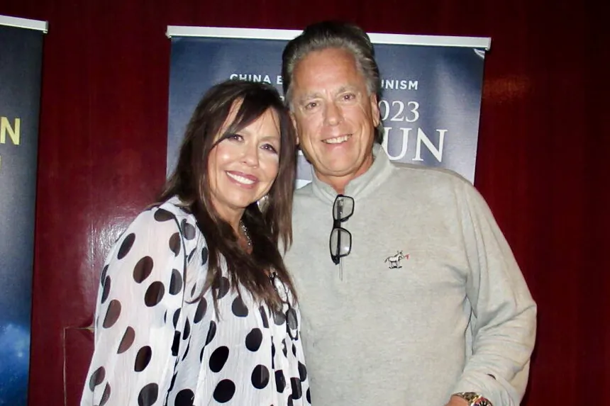 Lori Boatn and Jerry Newray enjoyed Shen Yun at the San Diego Civic Theatre the evening of April 22, 2023. (Linda Jiang/The Epoch Times)