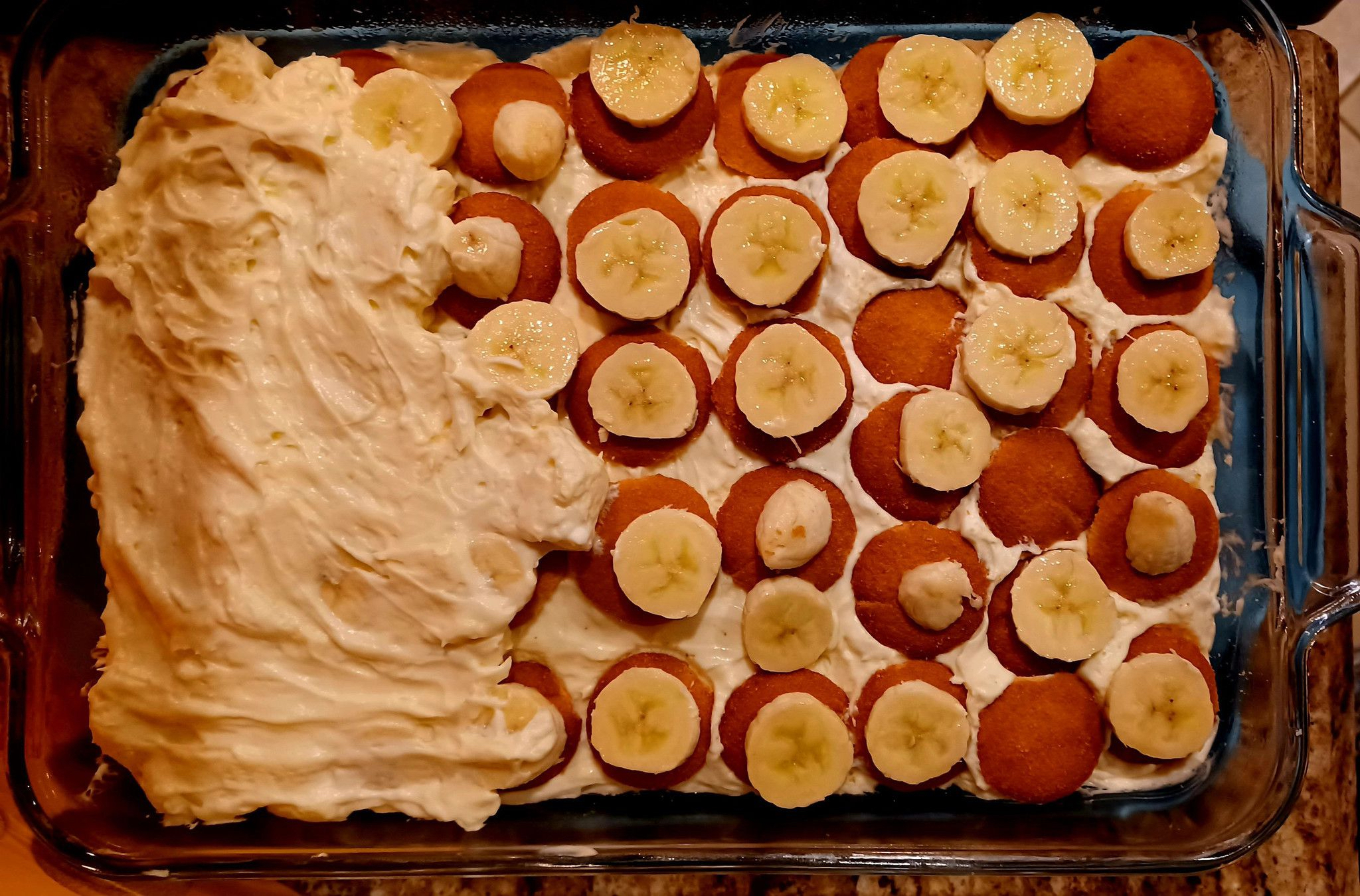 Making Banana Pudding