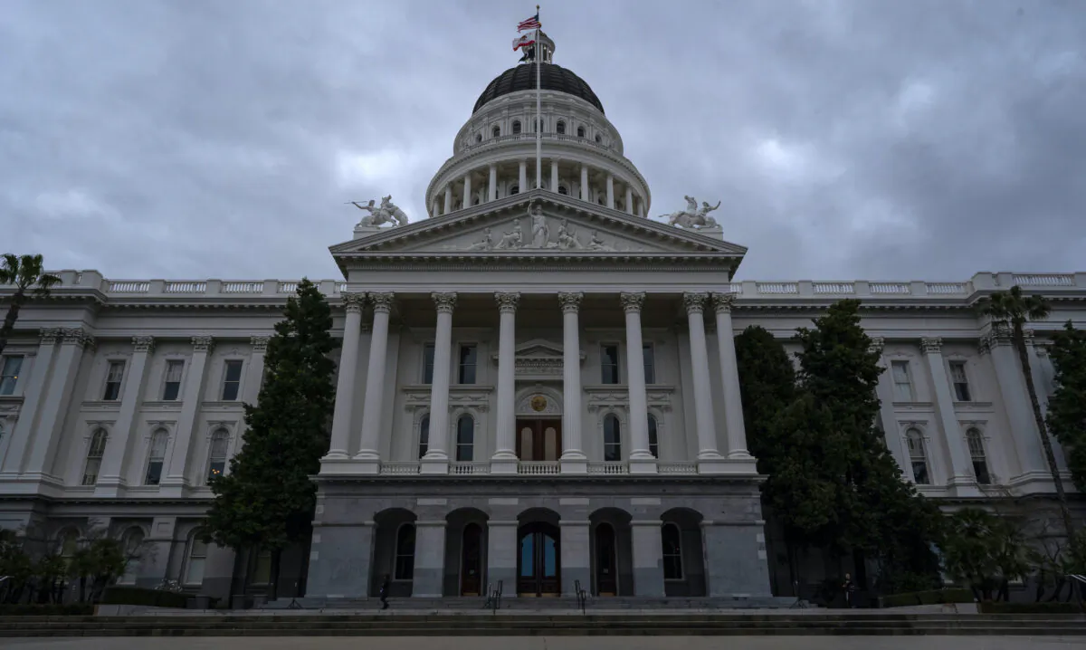 The California state Capitol in Sacramento on March 11, 2023. (John Fredricks/The Epoch Times)
