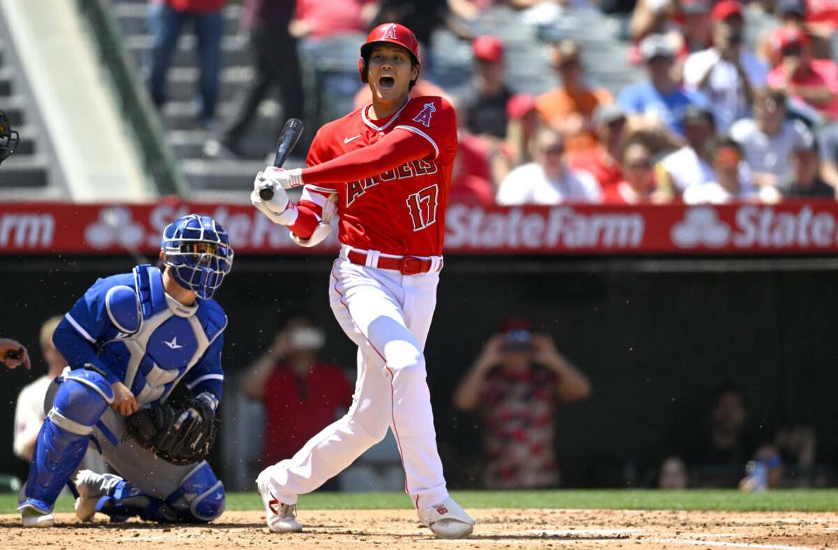 NextImg:Ward, Trout, Ohtani Hit 3 Straight HRs, Angels Beat KC 4–3