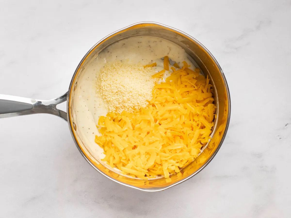 Making Cheese Soufflé