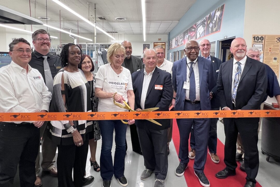 Trade School in Riverside Gifted MillionDollar Printing Press The
