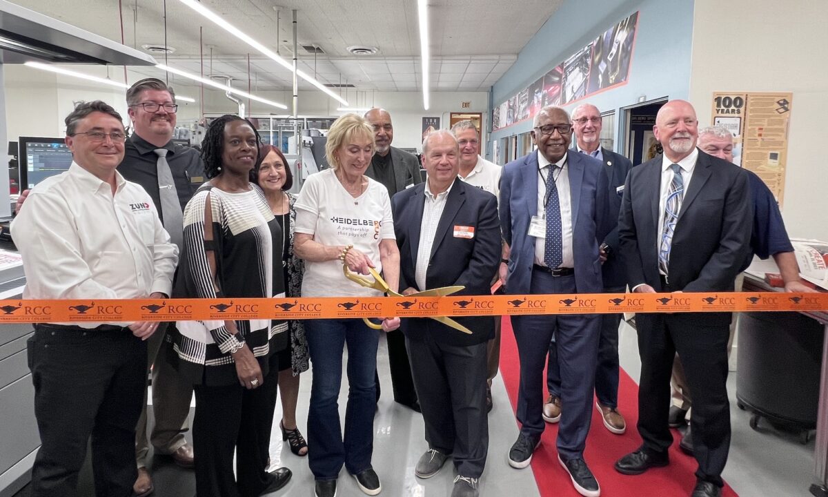 NextImg:Trade School in Riverside Gifted Million-Dollar Printing Press