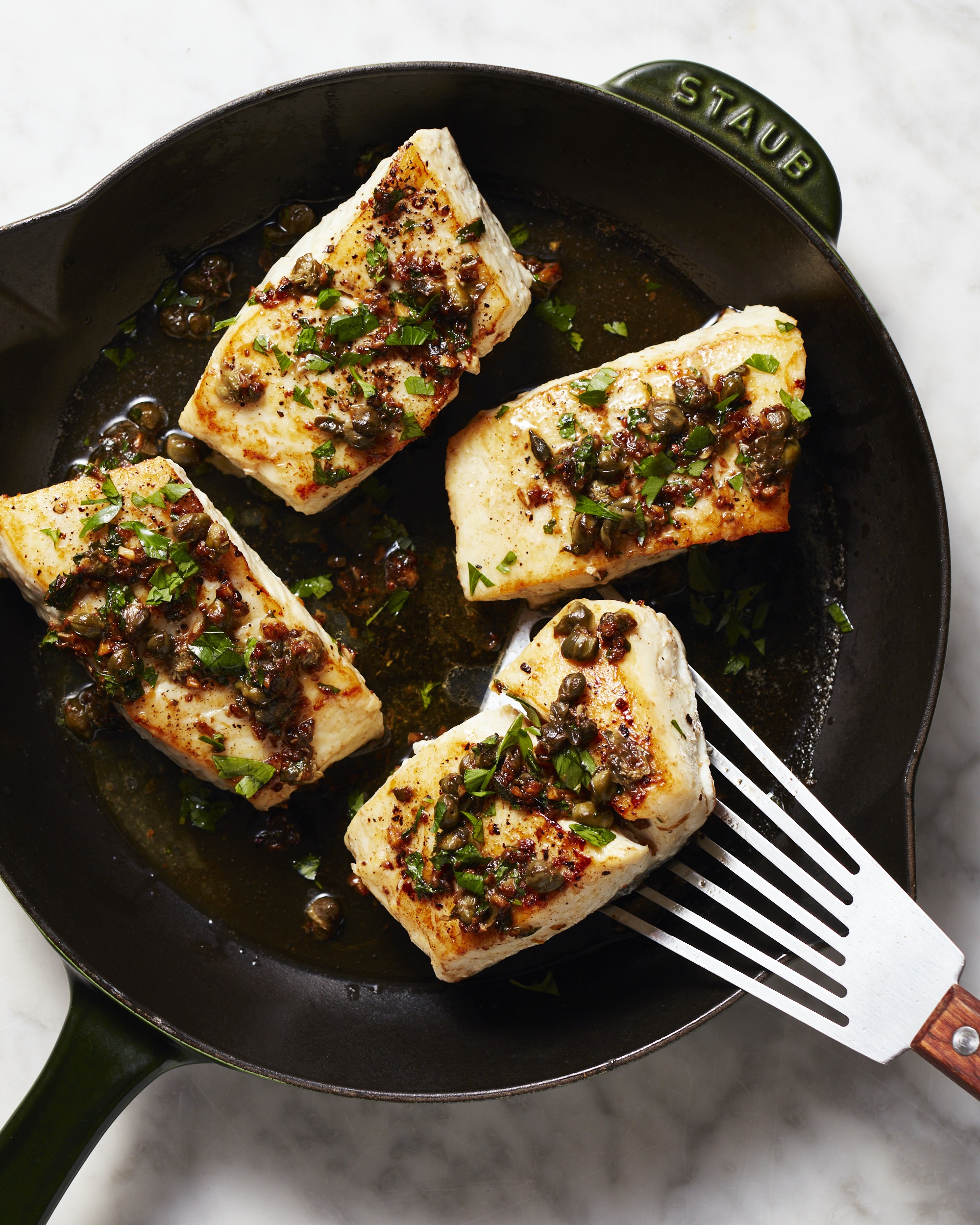 This Fancy-Tasting Halibut With Lemon Caper Sauce Comes Together in 30 Minutes - Vimarsana News