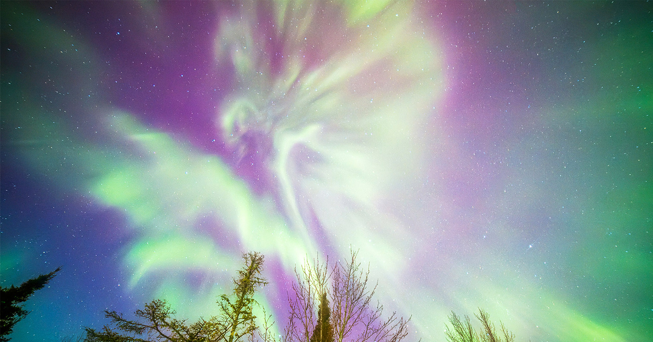 NextImg:Aurora photographer captures 'angel in the sky' during uncanny solar storm north of Minneapolis
