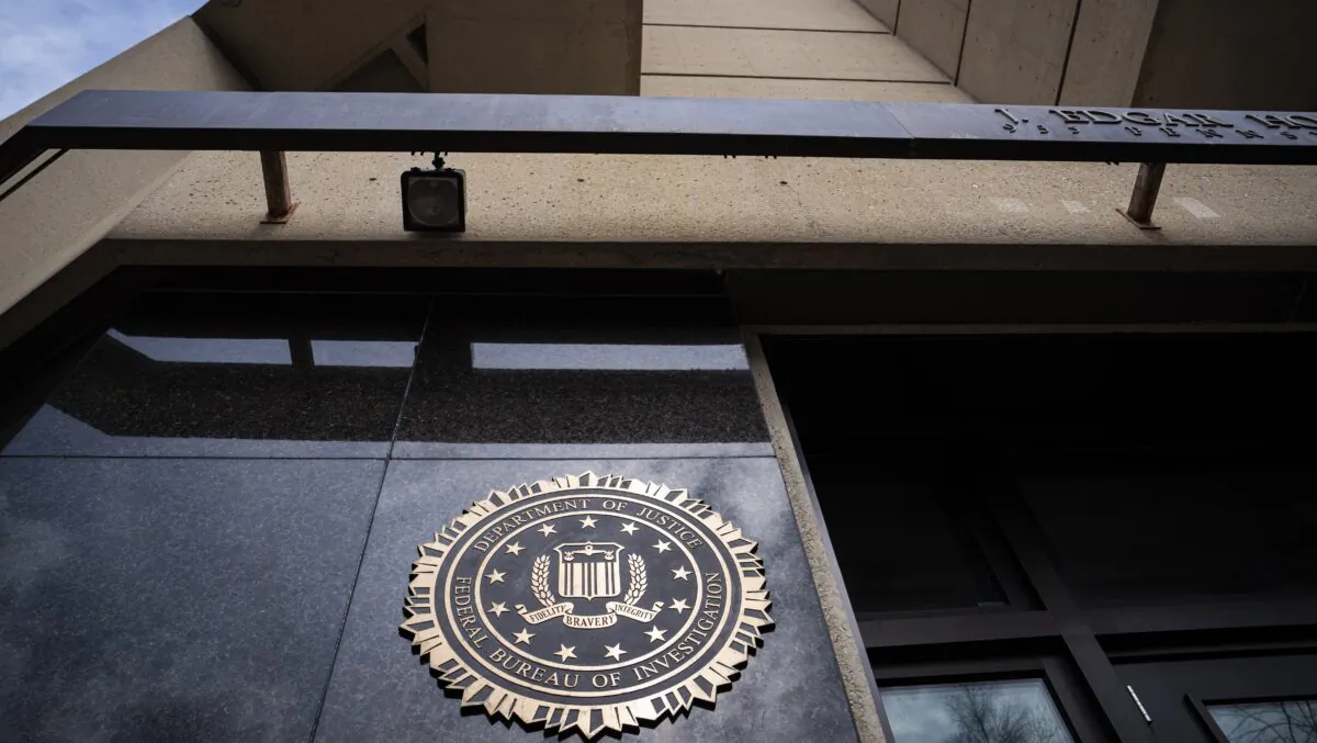 J. Edgar Hoover FBI building in Washington on March 28, 2023. (Madalina Vasiliu/The Epoch Times)