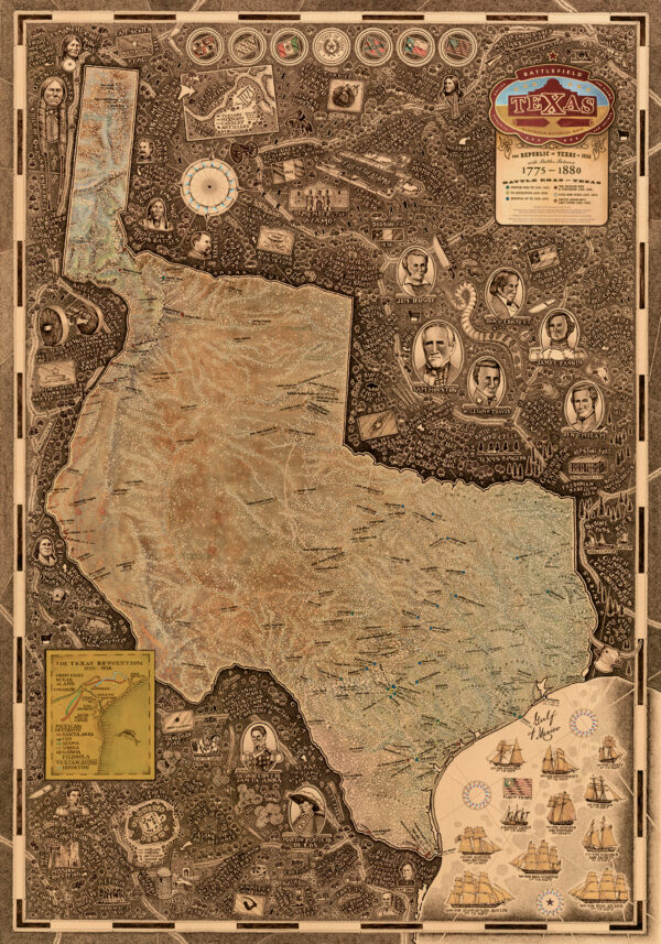 Battlefield Texas: Republic of Texas map