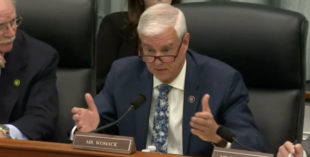 U.S. Rep. Steve Womack (R-Ark.), makes a point during a congressional subcommittee hearing in Washington, on April 26, 2023. (Janice Hisle/The Epoch Times via screenshot of live video)