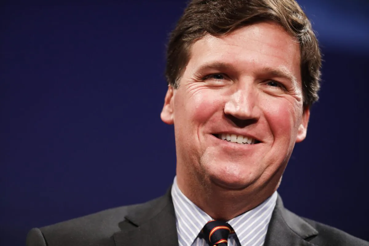 WASHINGTON, DC - MARCH 29: Fox News host Tucker Carlson discusses 'Populism and the Right' during the National Review Institute's Ideas Summit at the Mandarin Oriental Hotel March 29, 2019 in Washington, DC. Carlson talked about a large variety of topics including dropping testosterone levels, increasing rates of suicide, unemployment, drug addiction and social hierarchy at the summit, which had the theme 'The Case for the American Experiment.'  (Photo by Chip Somodevilla/Getty Images)