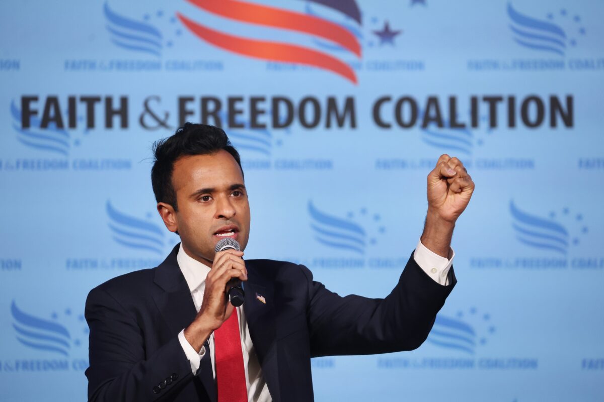 NextImg:Trump ‘Pleased’ With Ramaswamy’s Jump in GOP Primary Polls