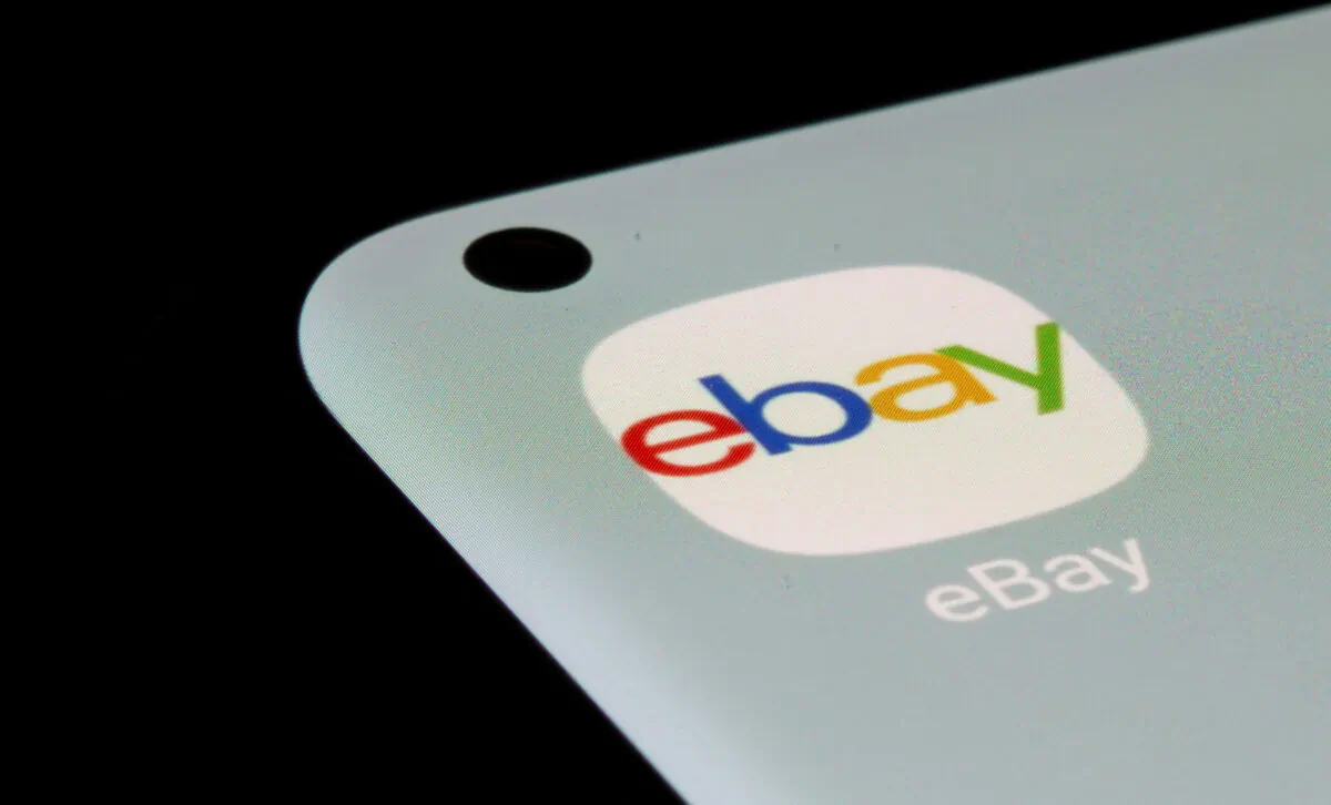 The eBay app is seen on a smartphone in an illustration taken on July 13, 2021. (Dado Ruvic/Illustration/Reuters)