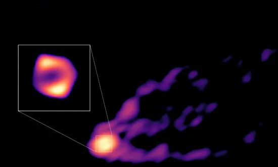 New Image Reveals Violent Events Near a Supermassive Black Hole