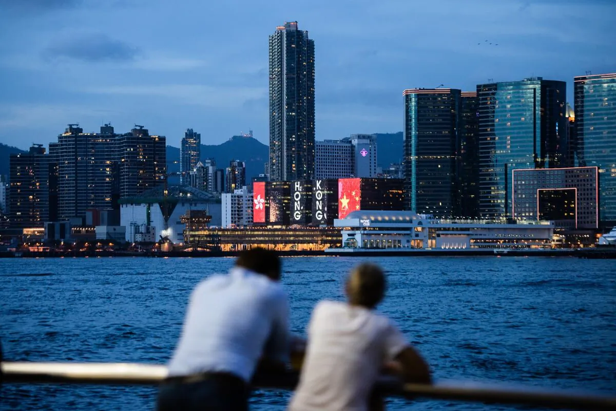 View of Victoria Harbor, Hong Kong, on June 27, 2017. (Anthony Wallace/AFP)