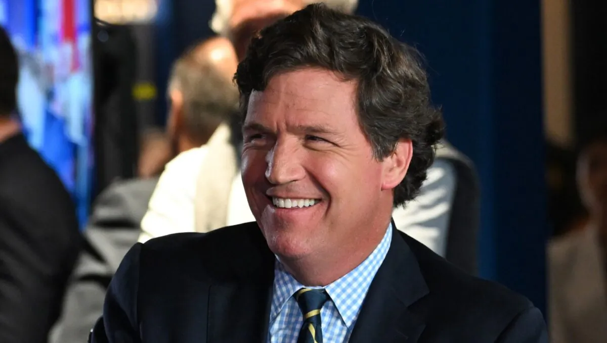 Tucker Carlson is pictured during the 2022 FOX Nation Patriot Awards at the Seminole Hard Rock Hotel & Casino Hollywood in Hollywood, Fla., on Nov. 17, 2022. (Jason Koerner/Getty Images)